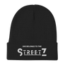 SHE BELONGS TO THE STREETS EMBROIDERED BEANIE