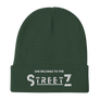 SHE BELONGS TO THE STREETS EMBROIDERED BEANIE