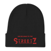 SHE BELONGS TO THE STREETS EMBROIDERED BEANIE